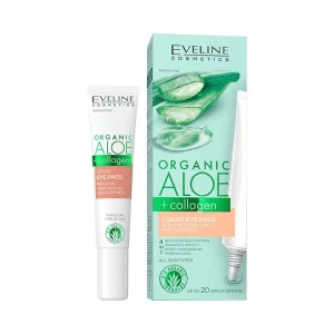 Organic Aloe + Collagen - Liquid Eye-Pads Reducing Dark Circles and Puffiness