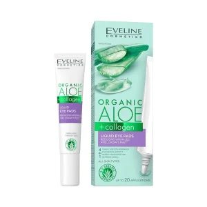 Organic Aloe + Collagen - Liquid Eye-Pads Reducing Wrinkles